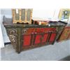 Image 1 : Large Distressed Painted Hall Cabinet