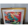 Image 1 : Framed Art Raggata - Signed Leroy Neimann - 42 X 48