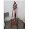 Image 1 : Ornately Carved Mahogany Easel