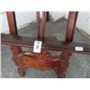Image 2 : Ornately Carved Mahogany Easel