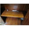 Image 2 : Ornate Cast Trim Burl Marble Top Hall Cabinet