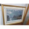 Image 1 : Framed Art Venice Moonlight Over The Grand Canal - Artist Signed/Numbered - 30 X 36