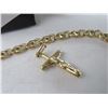 Image 2 : 14K YG Chain Broken 1.1g, 10K Cross Pendant 0.5g