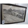 Image 1 : Sketch of Train - Signed Spalding - 18 X 20