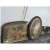 Image 1 : Framed Victorian Pianoist Wall Art, Oval Photograph