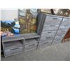 Image 1 : Grey Mica Dressers/Nightstands Set