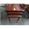 Image 1 : Mahogany Nesting Tables - Set of 3