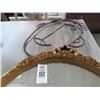 Image 2 : Ornate Guilded Round Mirror, Metal Figural Wall Art - No Shipping