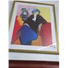 Image 1 : Framed Wall Art Woman In Waiting - Signed Tarkay - 24 X 36