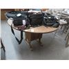 Image 1 : Antique Round Tilt Top Dining Table