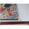 Image 2 : Unframed Oil On Canvas Floral and Fruit Scene - Artist Signed - 36 X 36