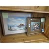 Image 1 : Framed Southwestern/Floral Artwork - 2