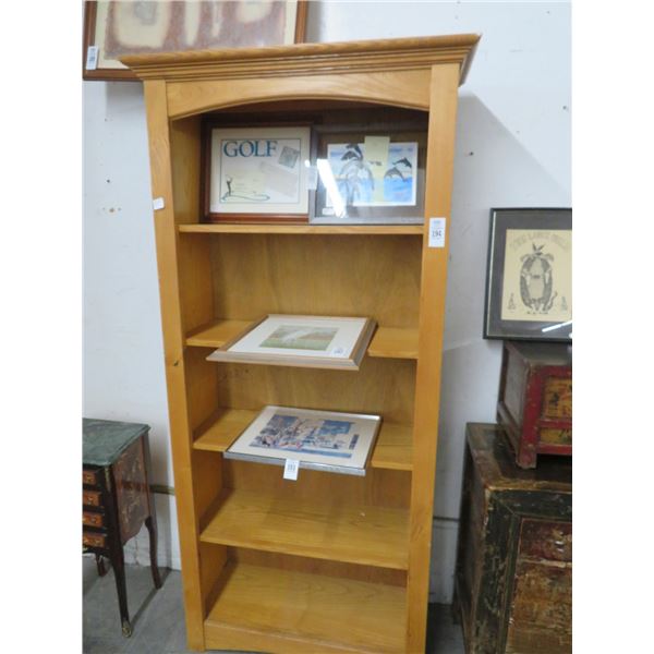 Light Oak Bookcase