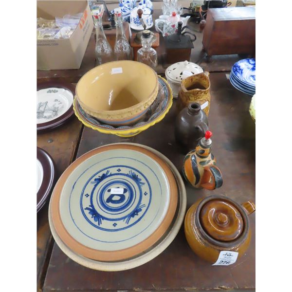 Asst. Dishes, Collector Bottles