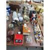 Image 1 : Pewter Miniatures, Marbles, Bookends, Liquid Thermometer, Décor Items