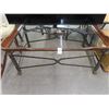 Image 1 : Iron Claw Foot Glasstop Coffee Table