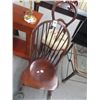 Image 1 : Antique Spindleback Small Rocker, Needlepoint Chair