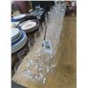 Image 1 : Asst. Etched Stemware, Decanter