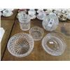 Image 1 : Crystal Bowls/Jar, Décor - 5 Pc.