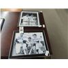Image 1 : 2-Framed Vtg. Autographed Baseball Photo w/COA Mantle/Williams/Dimaggio - 2 X $