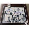 Image 2 : 2-Framed Vtg. Autographed Baseball Photo w/COA Mantle/Williams/Dimaggio - 2 X $