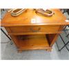 Image 1 : Pine Nightstand w/Drawer