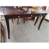 Image 1 : Cherry 3 Drawer Hall Table