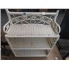 Image 1 : Wicker Small 3 Tier Storage Shelf