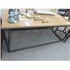 Image 1 : Metal/Wood Top Coffee Table