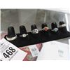 Image 1 : 6-Silver Rings - 6 X $