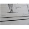 Image 2 : Mickey Mantle Framed Autographed Sketch w/COA