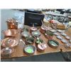 Image 1 : Large Lot of Copper Cookware - 26 Pcs.