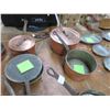 Image 3 : Large Lot of Copper Cookware - 26 Pcs.