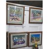 Image 1 : Tropical Framed Watercolor Wall Art - Signed Cook - 4