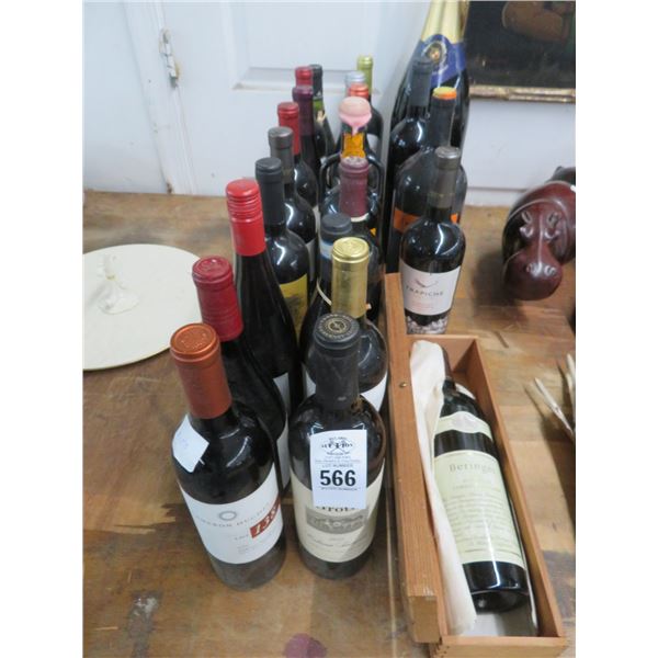 23-Collector Wine Bottles - 23 X $