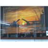 Image 1 : Framed Draw Bridge At Sunset - 24 X 30