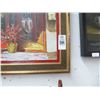 Image 2 : Framed Art Café Nightbird - Signed Powal - 18 X 20