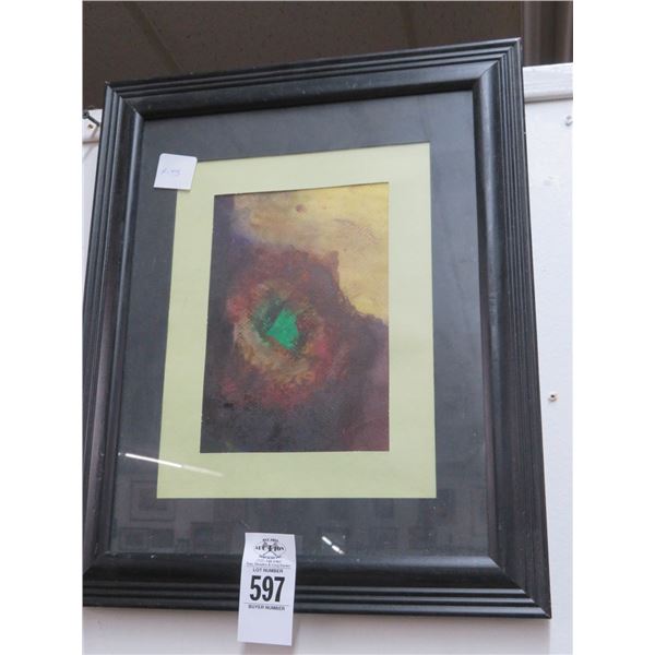 Framed Abstract Wall Art - 12 X 16