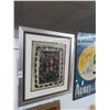 Image 1 : Framed Abstract Wall Art - Signed Assefi - 30 X 36