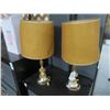 Image 1 : Wooden Lamps - Pair