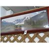Image 1 : Framed Mountain Scene Photo