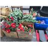 Image 1 : Boxes 5 w/Asst. Silk Floral Décor