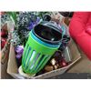 Image 1 : Box w/Vase, Decorator Items, Silk Florals