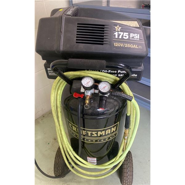 Craftsmen Pro 175psi Air Compressor 25Gallon Mod# 919.725502 Like New.