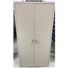 Image 1 : Upright Metal locking Storage Cabinet - Width38 Depth18 Height 72