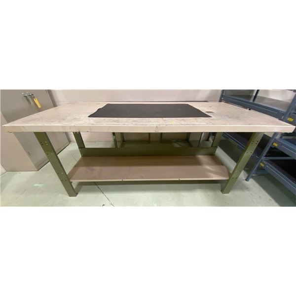 Industrial Steel Work Desk W72 D36 H34