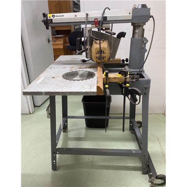 Rockwell 10inch Delux Radial Arm Saw With Auto Brake