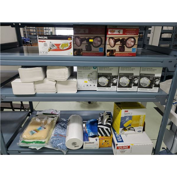 Security Light Fixtures, Bulbs Paper Towel Refills Mophead Replacements, & Other Cleaning Supplies