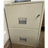 Image 2 : Dell 2ft Monitor With Modern Desk Lamp & A Small 2 Drawer Filling Cabinet