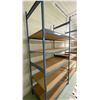 Image 2 : Industrial Shelving With 2 Sections - 8ft x 100"( 2 50" Sections)